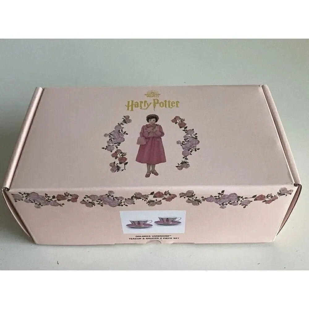 Set Of 2‎ Harry Potter Dolores Umbridge Tea Pot Collection Cup and Saucer NEW